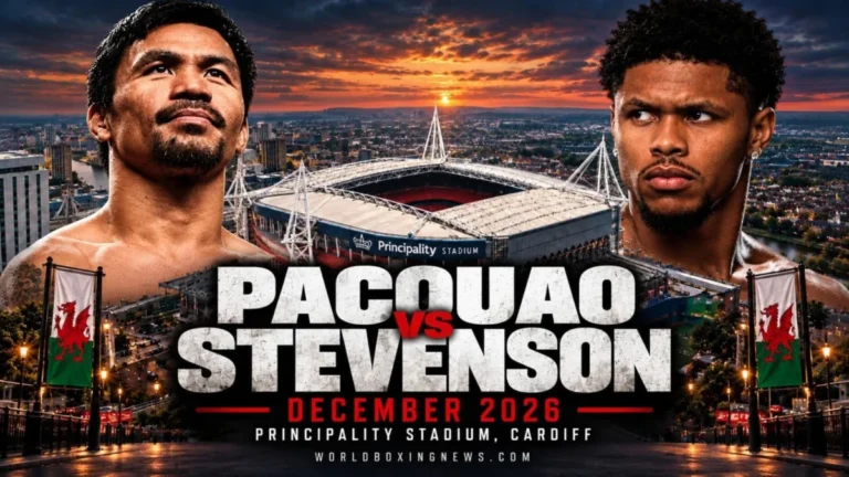 Tyson Fury vs. Anthony Joshua Confirmed for Cardiff as Manny Pacquiao vs. Shakur Stevenson Rumors Generate Boxing Fantasy