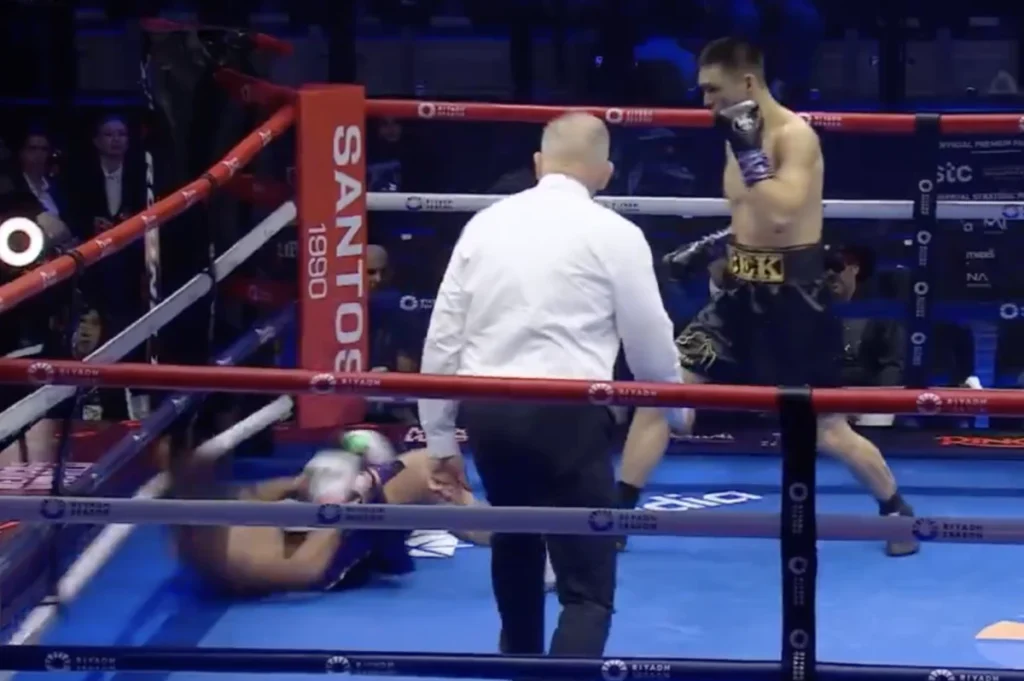 Bek Nurmaganbet Extends Undefeated Streak with Devastating First-Round Knockout of Marcos Vazquez in Riyadh