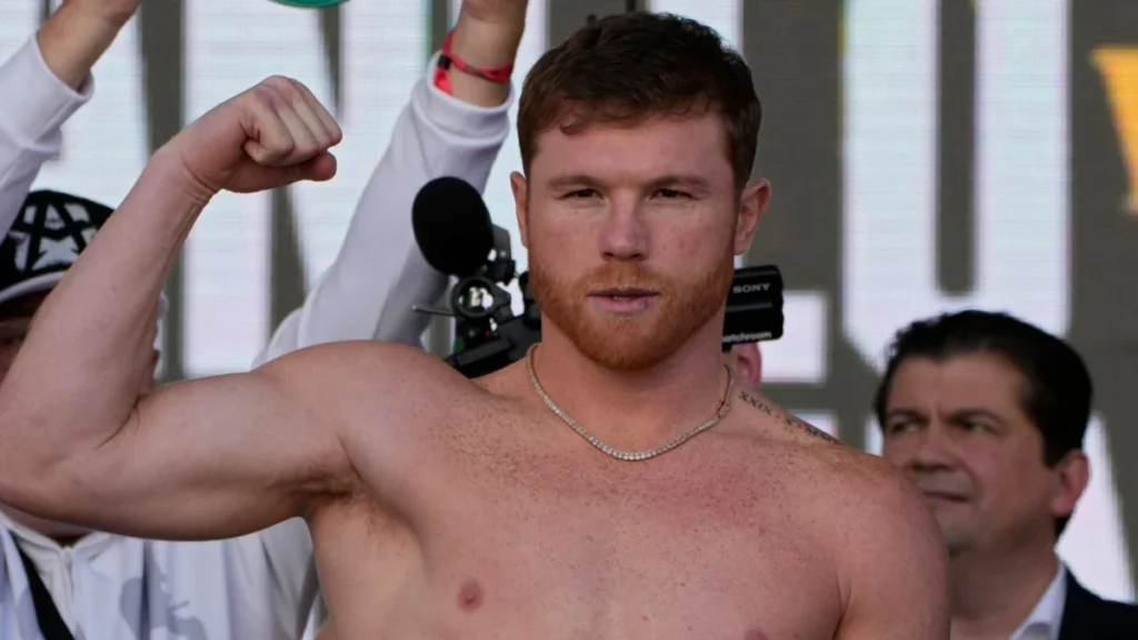 Canelo Alvarez and Christian Mbilli Make Weight in Riyadh Ahead of WBC Super-Middleweight World Title Clash