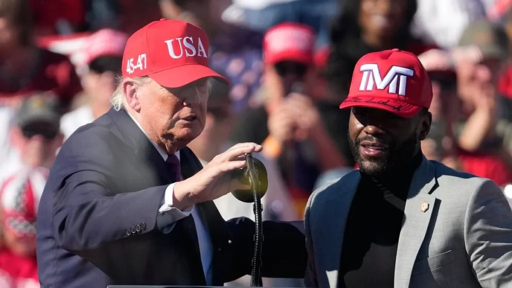 Floyd Mayweather Expresses Deep Admiration for Donald Trump at Arizona Rally Following Praise From Former President