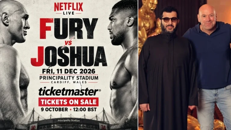 Fury vs. Joshua Ticket Demand Nears One Million as Fans Blast Dana White and US Venue Plans