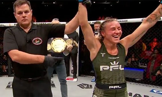 Jena Bishop Captures PFL Women’s Flyweight Championship with Hard-Fought Decision at PFL Chicago 2