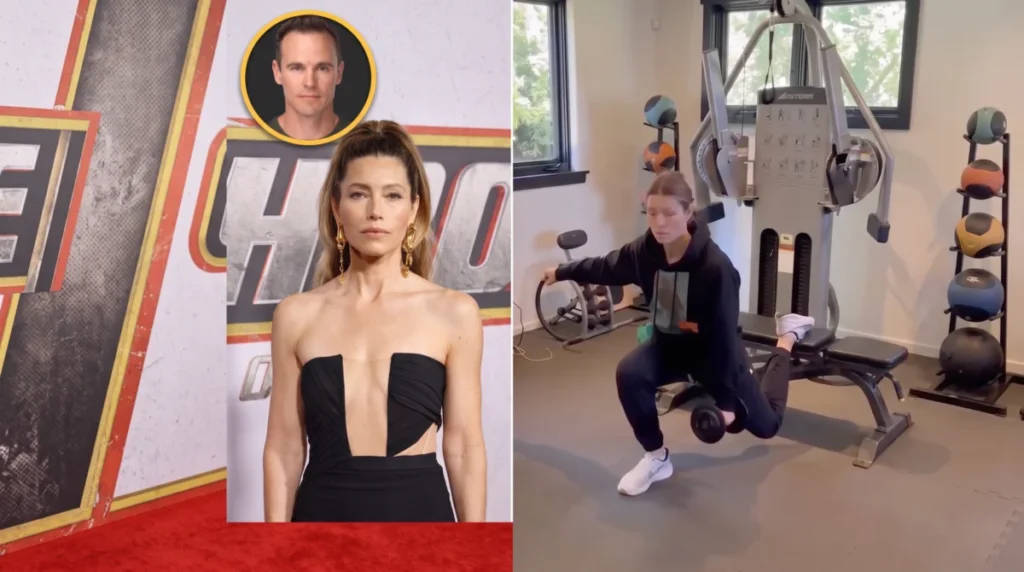 Jessica Biel Balanced Family Chaos and a Lower Back Injury to Build Her ‘Matchbox’ Action-Hero Physique
