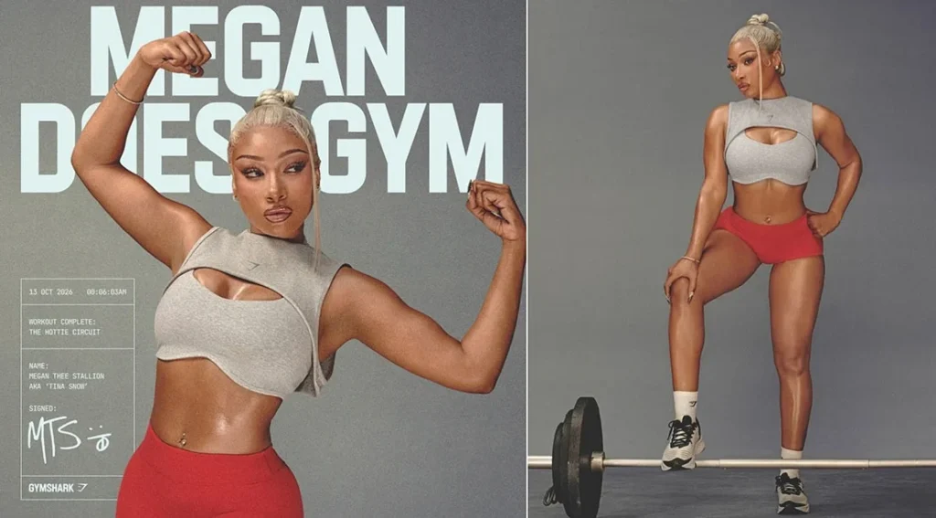 Megan Thee Stallion Named Gymshark’s First-Ever Celebrity Ambassador in Major Brand Shift