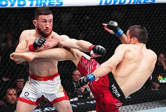 Merab Dvalishvili can joke about his low finishing rate in the Ultimate Fighting Championship.