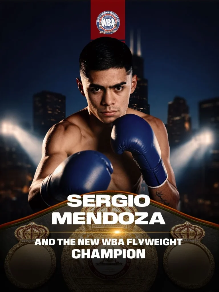 Sergio Mendoza Captures WBA Flyweight Title with Fifth-Round Stoppage of Ricardo Sandoval in Chicago