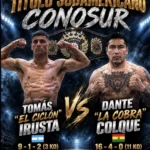 Tomás Fermín Irusta and Dante Colque Set for Super Lightweight Title Clash at Club Jorge Newbery