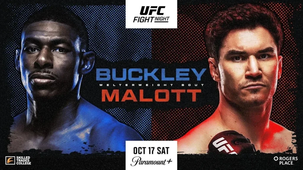UFC Edmonton Results: Mike Malott Shocks Joaquin Buckley with Main Event Knockout