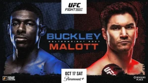 UFC Edmonton Results: Mike Malott Shocks Joaquin Buckley with Main Event Knockout